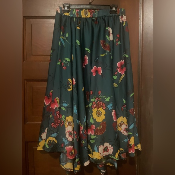 Anthropologie sleek a-line midi skirt - Picture 9 of 15